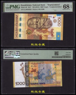 Kazakhstan 1000 Tenge, 2013, Paper, LL Replacement Prefix,  IBNS Winner Note, PMG68 - Kazakhstan