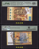 Kazakhstan 1000 Tenge, 2013, Paper, LL Replacement Prefix,  IBNS Winner Note, PMG68 - Kazakhstán