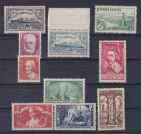 France Année Complète 1935 - N°299/308 - Neufs ** Sans Charnière - TB - ....-1939