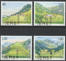 FL 2005 // 1383/1386 O Liechtensteiner Weidealpen - Used Stamps