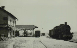 Trains En Gare De Surbourg - Cliché Jacques H. Renaud - Platten Und Echtzeichnungen