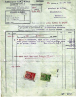 (GOSSELIES) Ets Francq -Nisolle – Facture (1980) - 1950 - ...