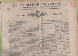 MONITEUR UNIVERSEL 02 08 1824 - TURQUIE - ESPAGNE CUENCA - BOLIVAR PEROU - MEXIQUE - CUBA - CHILI - ROUEN DUCHESSE BERRY - 1800 - 1849