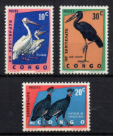 W014 Congo 1963 Protected BIRDS 10c-20c-30c (short Set) MNH - Autres & Non Classés