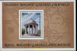 296807 MNH UGANDA 1991 JARDINES BOTANICOS DEL MUNDO - Ouganda (1962-...)