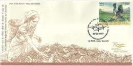 India 2023 200 Years Of Indian Origin Tamils In Srilanka First Day Cover FDC As Per Scan - Cartas & Documentos