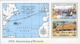 257461 MNH BERMUDAS 1984 375 ANIVERSARIO DE LAS ISLAS BERMUDAS - Bermudes