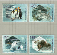 Hungary 2009, Bird, Birds, Set Of 4v, MNH** - Penguins