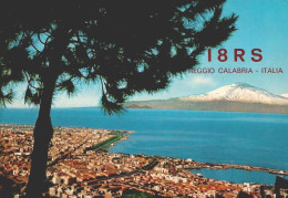 QSL Card - ITALY, REGIO CALABRIA 1985  ( 2 Scans ) - Radio Amateur