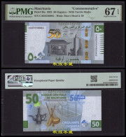 Mauritania 50 Ouguiya 2023, Hybrid, Commemorative, PMG67 - Mauritania