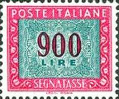 ITALIA REPUBBLICA ITALY REPUBLIC 1984 1991 1992 2000 SEGNATASSE POSTAGE DUE TAXE TASSE LIRE 900 STELLE IPZS MNH - Postage Due