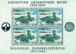 291058 MNH BELGICA 1957 EXPEDICION BELGA A LA ANTARTIDA 1957-58 - Autres & Non Classés