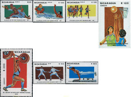 52993 MNH NICARAGUA 1983 9 JUEGOS DEPORTIVOS PANAMERICANOS - Nicaragua