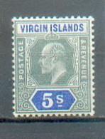 A 408 - Virgin Islds - YT 36 * - Fil CA Multi - British Virgin Islands