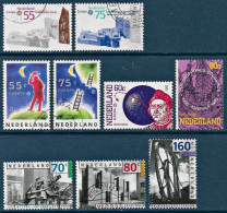Netherlands 1990, 1991, 1992, & 1993, Europa CEPT - Lot Of 4 Sets (9 Stamps) Used - Sammlungen
