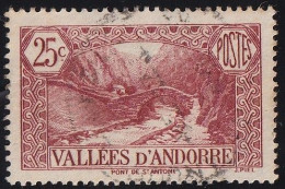 Andorre N°61 - Oblitéré - TB - Usados