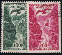 Andorre Poste Aérienne N°2/3 - Oblitéré - TB - Airmail