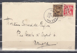 Brief Van Brugge 3E Naar Bruges - 1932 Cérès Et Mercure