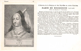 CELEBRITES - Femme Célèbres - Marie De Bourgogne - Carte Postale Ancienne - Beroemde Vrouwen