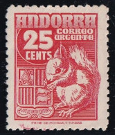 Andorre Espagnol N°52 - Neuf * Avec Charnière - TB - Unused Stamps