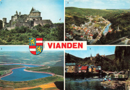 LUXEMBOURG - Vianden - Le Château - Panorama - Bassin Supérieur - Ville Basse - Carte Postale Ancienne - Vianden