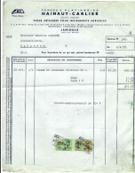 (JAMIOULX) Ets HAINAUT – CARLIER – Forges Et Platineries – Lot De 2 Factures (1951) - 1950 - ...