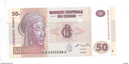 *congo Democratic Republic 50 Francs  2007  Km 97  Unc - República Democrática Del Congo & Zaire