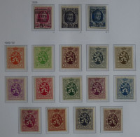 Belgium    N° 273 / 288A   **/*  1929  Cat: 57 €       281,288A** - 1929-1937 Heraldic Lion