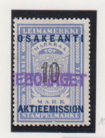 Finland Fiskale Zegel Cat. Barefoot Stocks & Shares 12 - Revenue Stamps