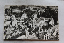 Cpsm, En Avion Au Dessus De Gargenville, L'église, Yvelines 78 - Gargenville