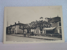 L 5013 CPA 1932 - 40 CASTETS DES LANDES - HOTEL JOUARET ET ROUTE NATIONALE - Castets