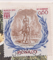 Monaco 1972 - YT 890 (o) Sur Fragment - Usati