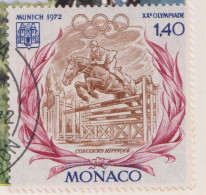 Monaco 1972 - YT 893 (o) Sur Fragment - Used Stamps