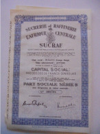 Sucrerie Et Raffinerie De L'Afrique Cntrale - SUCRAF - Bukavu Anvers - 1956 - Afrique