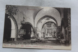 Cpa 1930, Sournia Intérieur De L'église, Pyrénées Orientales 66 - Sournia