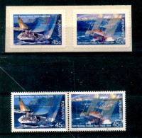 Australie 2 Timbres Autocollants + 2 Timbres Neufs Voile Boat Marine - Sammlungen