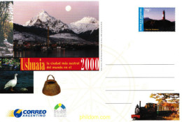 601548 MNH ARGENTINA 2000 USHUAIA LA CIUDAD MAS AUSTRAL DEL MUNDO EN EL 2000 - Unused Stamps