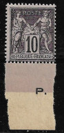 FRANCE N°102 - 10cts Noir S/lilas - Type I - Neuf** - BdF - Grande Fraicheur - Superbe - - 1898-1900 Sage (Type III)
