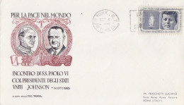 3 FDC Visite De Paul VI Obl. New York Le 4 Oct 1965 Sur N° 762, 774, 783 - Covers & Documents