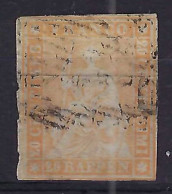 SUISSE Ca.1856-57: Le ZNr. 25D Obl. Grille, Forte Cote - Used Stamps