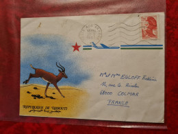 LETTRE  LA POSTE AUX ARMEES 1987 DJIBOUTI  F.L.M. DUQUESNE - Autres & Non Classés