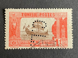 Colonie TUNISIE N° 39A C.L.7 Indice 3 Perforé Perforés Perfins Perfin Superbe !! - Sonstige & Ohne Zuordnung