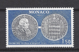 Monaco - YT N° 1231 ** - Neuf Sans Charnière - 1980 - Unused Stamps