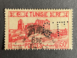 Colonie TUNISIE N° 297 C.L. 7 Indice 3 Perforé Perforés Perfins Perfin Superbe !! - Other & Unclassified