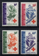 W020 Congo 1963 Red Cross Plants Complete Set - MNH - Autres & Non Classés