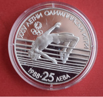 Coins Bulgaria 25 Leva 1988 Summer Olympics Proof KM# 186 - Bulgaria