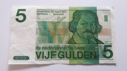 PAYS-BAS 5 GULDEN 28 MARS 1973 P-95a - 5 Gulden