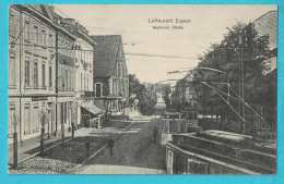 * Eupen (Liège - La Wallonie) * (N.R.E.) Luftkurort Eupen, Aachener Strasse, Tram, Vicinal, Unique, TOP, Feldpost - Eupen