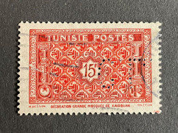 Colonie TUNISIE N°318 D C.L.7 Indice 3 Perforé Perforés Perfins Perfin Superbe !! - Andere & Zonder Classificatie