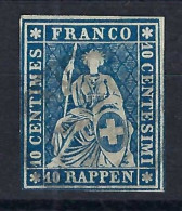 SUISSE Ca.1857-62: Le ZNr. 23G  Obl. CAD - Oblitérés